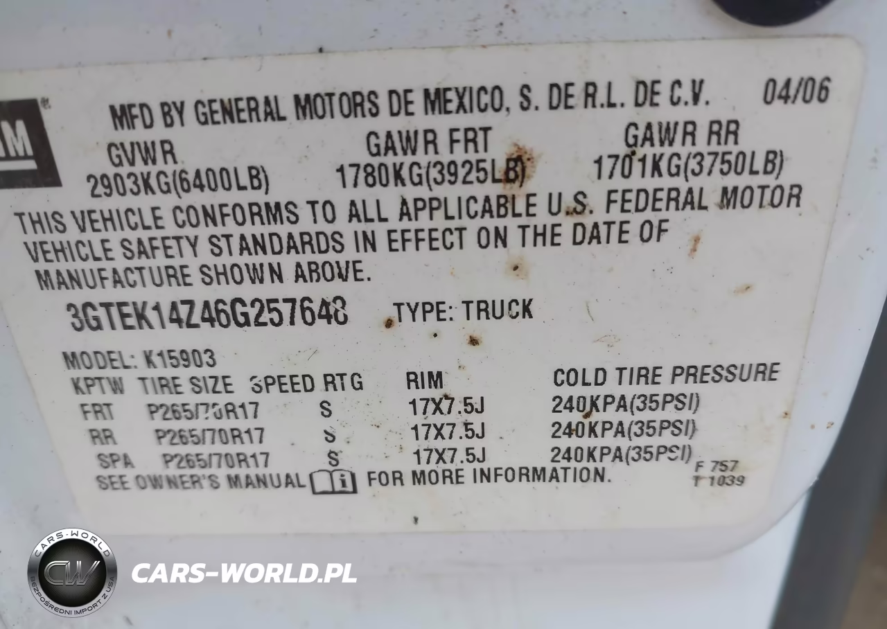 2006 GMC Sierra 1500 Work Truck VIN:3GTEK14Z46G257648 - 9