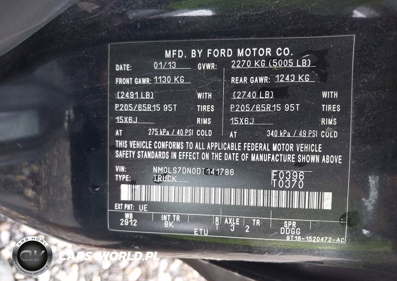 2013 Ford Transit Connect Xlt VIN:NM0LS7DN0DT141786 - 9