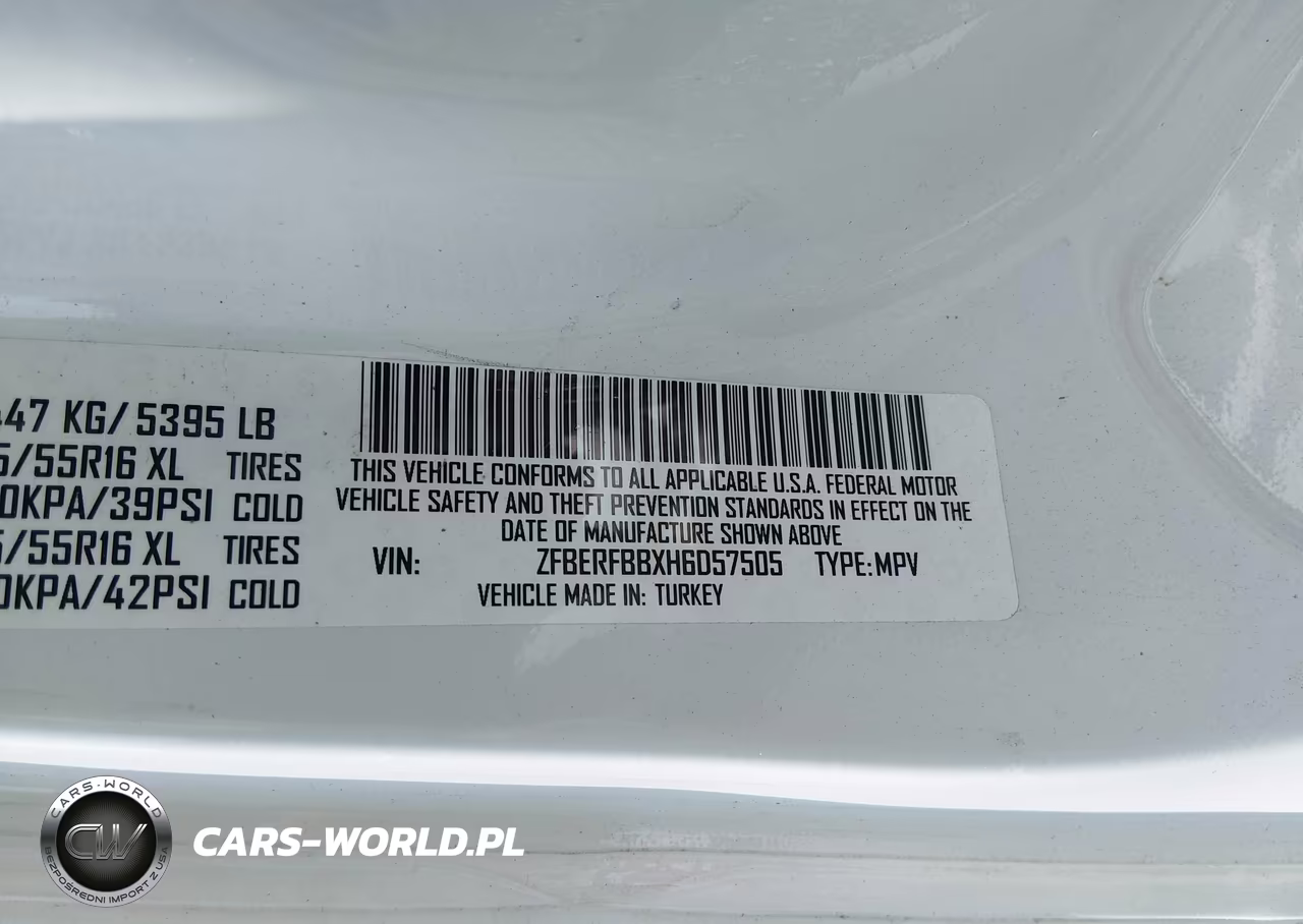 2017 Ram Promaster City Tradesman Slt VIN:ZFBERFBBXH6D57505 - 9