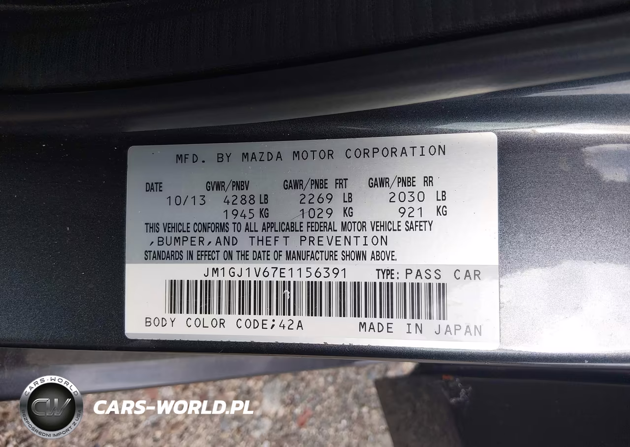 2014 Mazda Mazda6 I Touring VIN:JM1GJ1V67E1156391 - 9