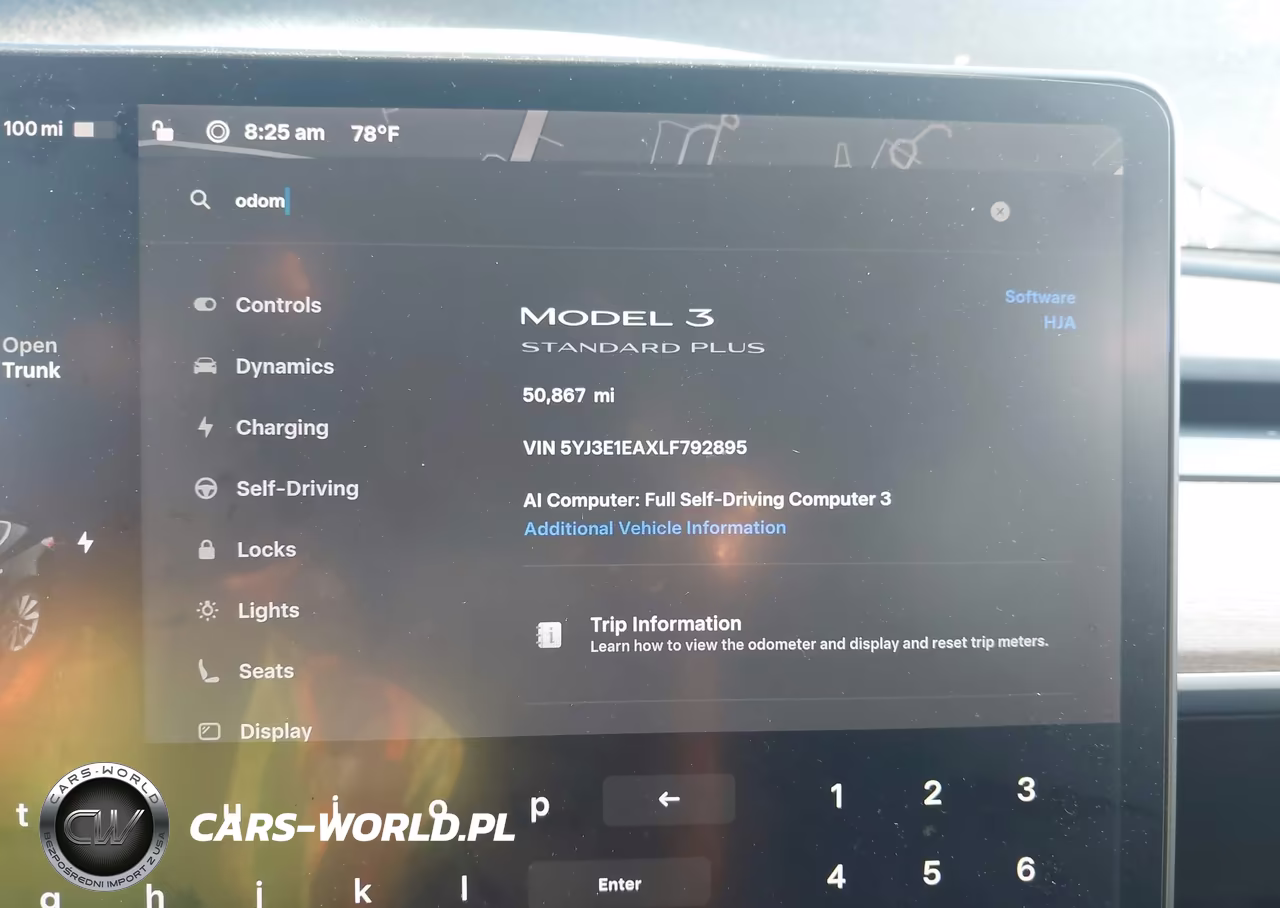 2020 Tesla Model 3 VIN:5YJ3E1EAXLF792895 - 7