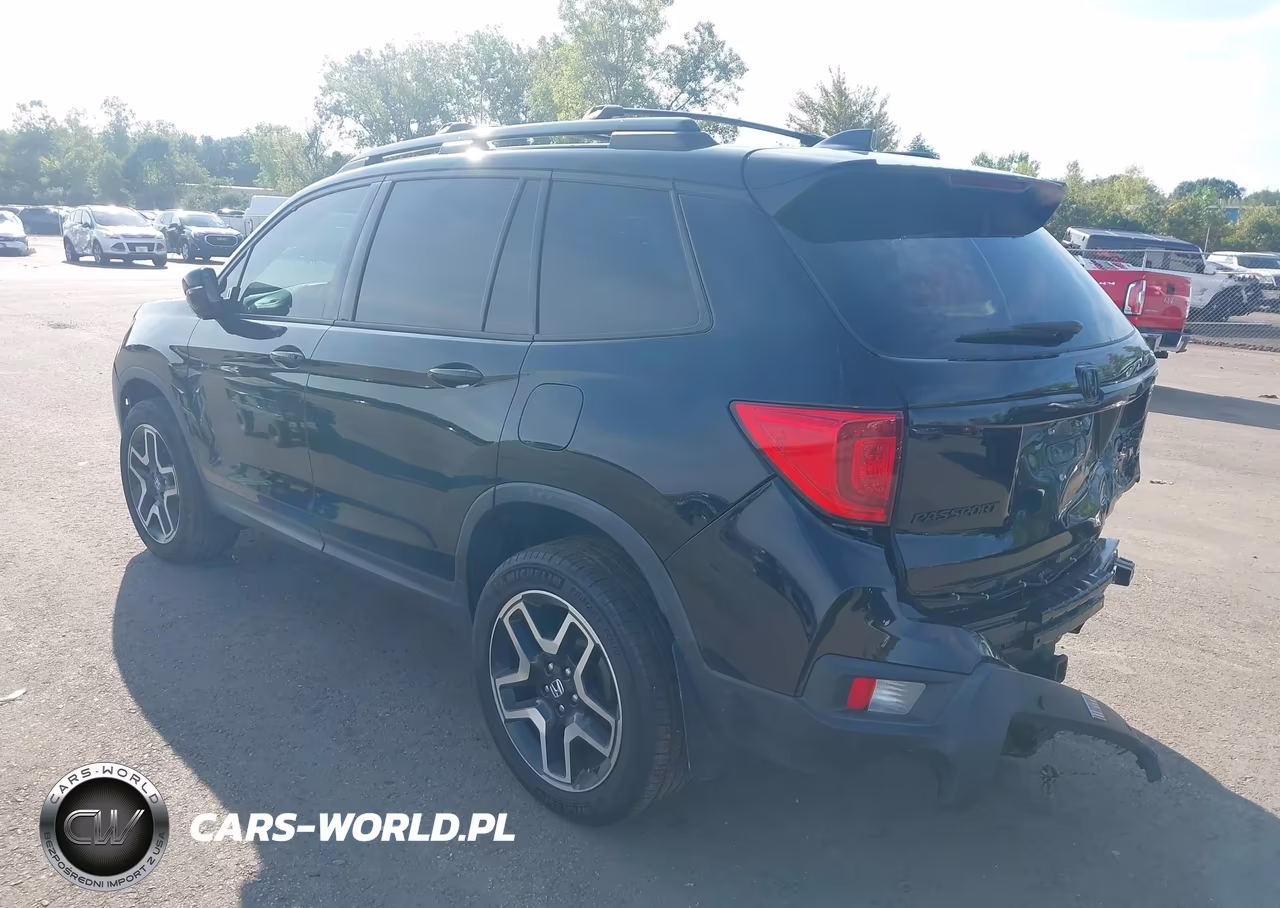 2022 Honda Passport Awd Elite VIN:5FNYF8H01NB030430 - 3