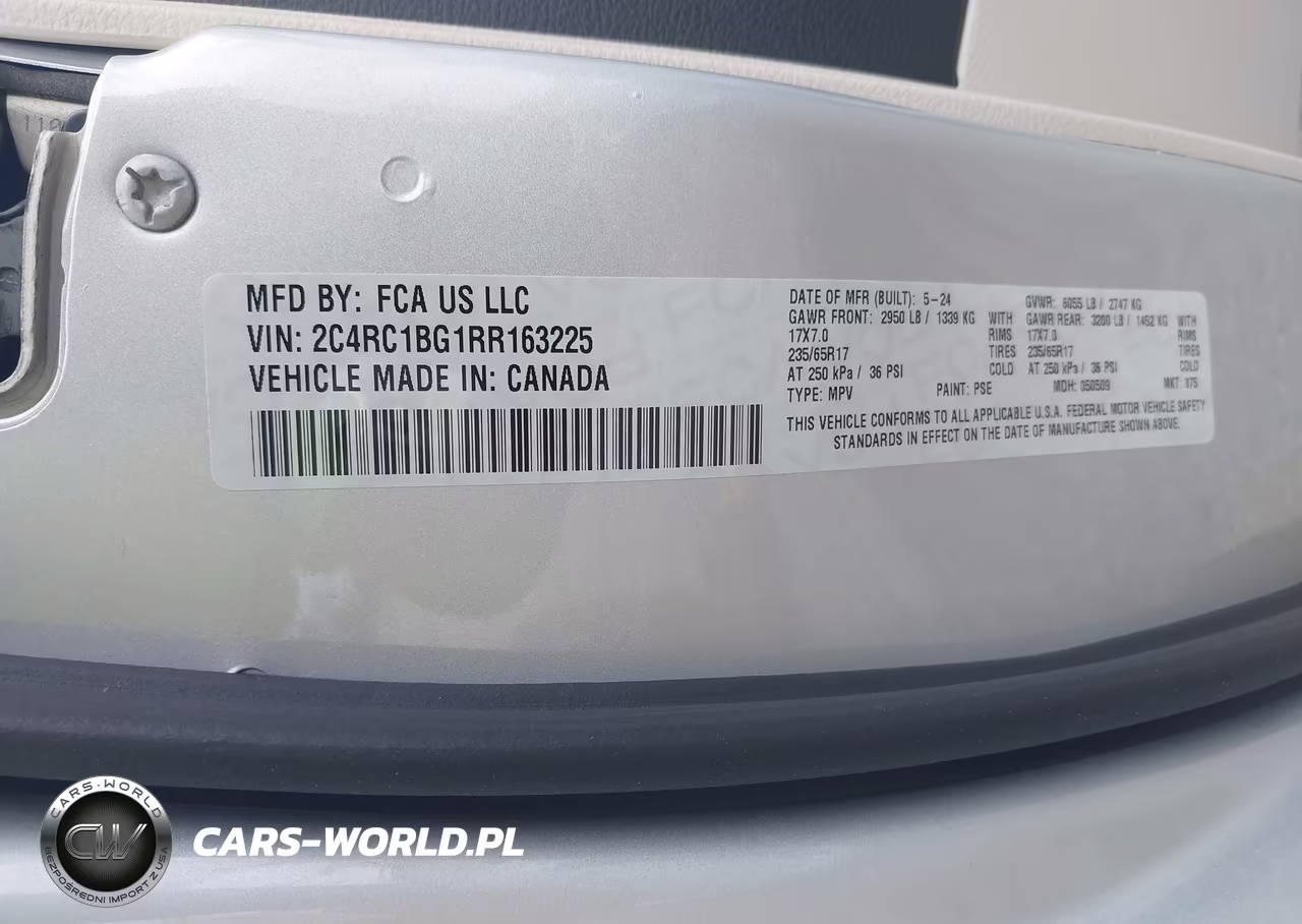 2024 Chrysler Pacifica Touring L VIN:2C4RC1BG1RR163225 - 9
