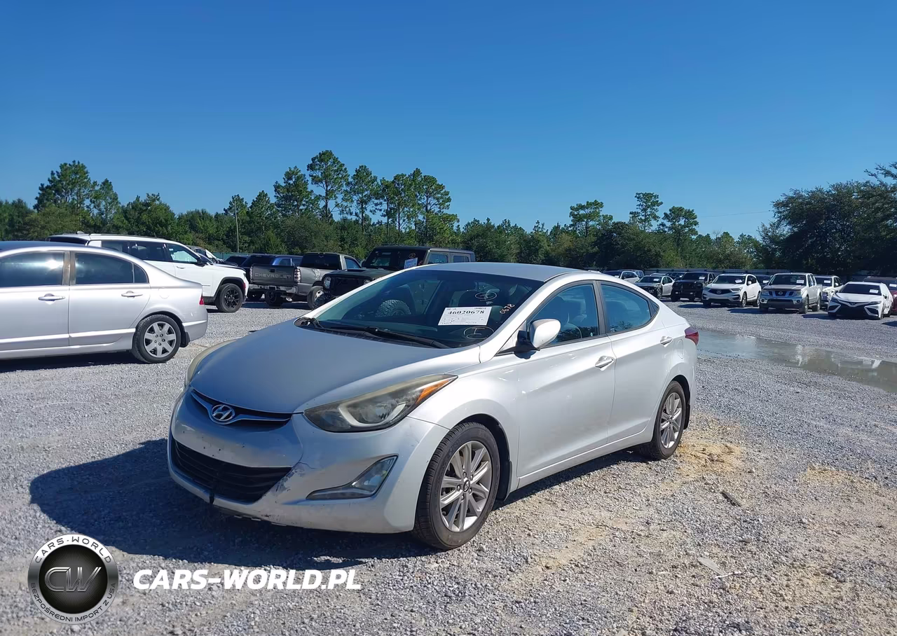 2016 Hyundai Elantra Se VIN:5NPDH4AEXGH661348 - 2
