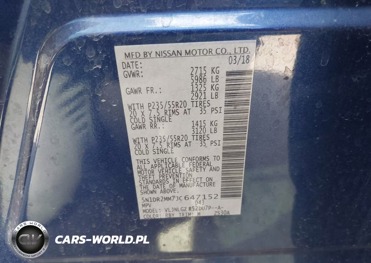 2018 Nissan Pathfinder Sl VIN:5N1DR2MM7JC647152 - 9