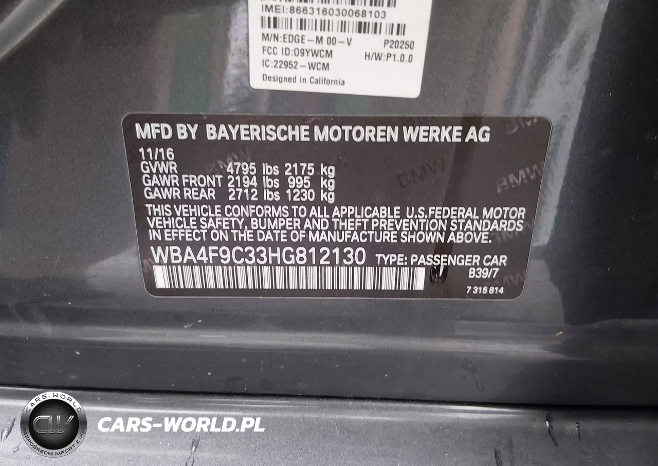 2017 BMW 430I Gran Coupe xDrive VIN:WBA4F9C33HG812130 - 9