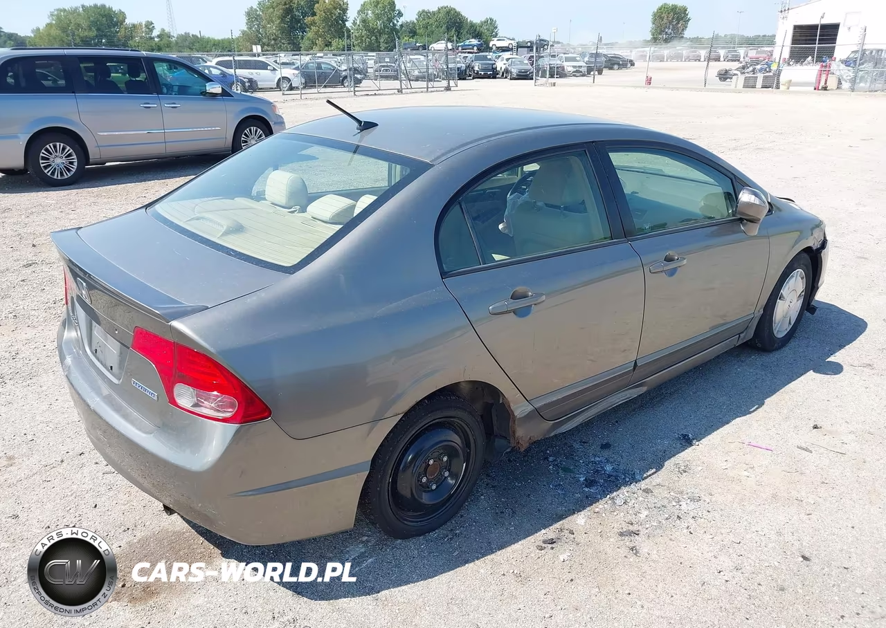 2007 Honda Civic Hybrid VIN:JHMFA36227S023956 - 4