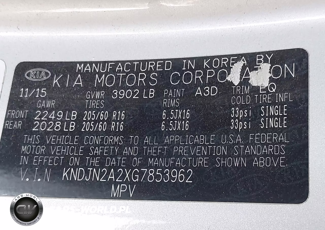 2016 Kia Soul VIN:KNDJN2A2XG7853962 - 9