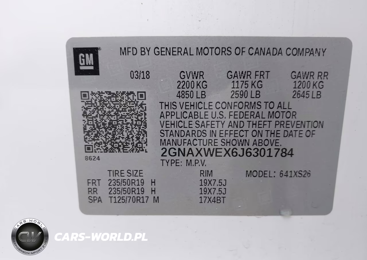 2018 Chevrolet Equinox Premier VIN:2GNAXWEX6J6301784 - 9