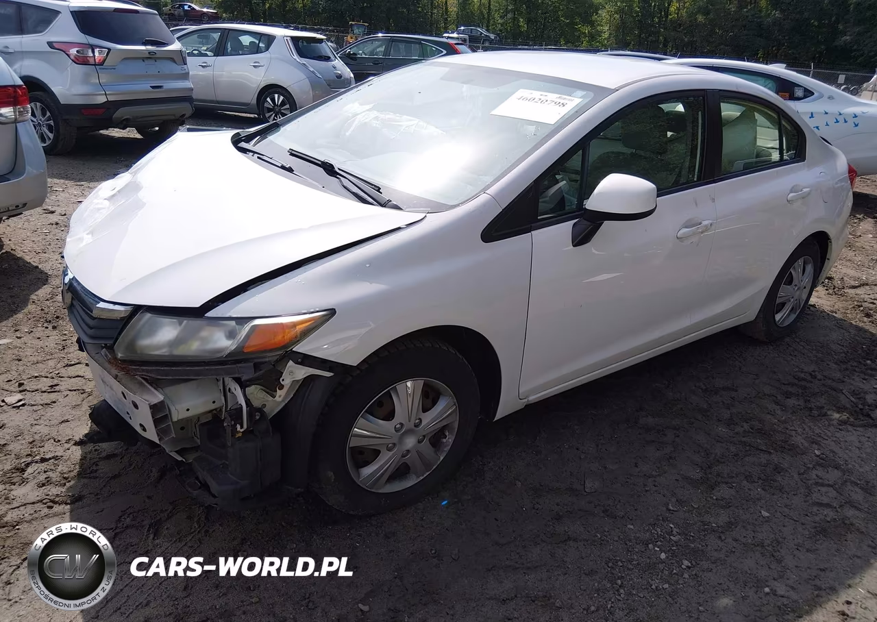 2012 Honda Civic Lx VIN:19XFB2F54CE025918 - 2