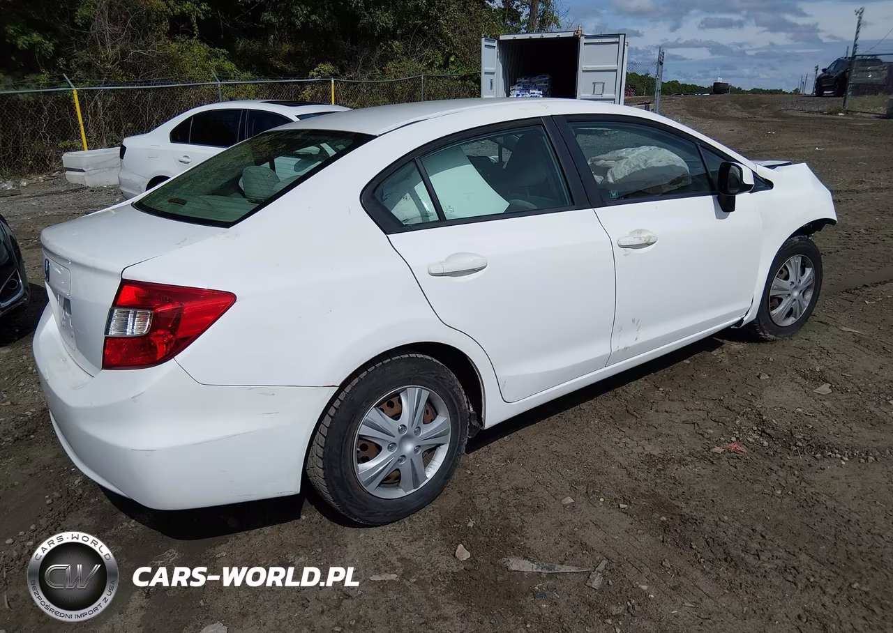 2012 Honda Civic Lx VIN:19XFB2F54CE025918 - 4