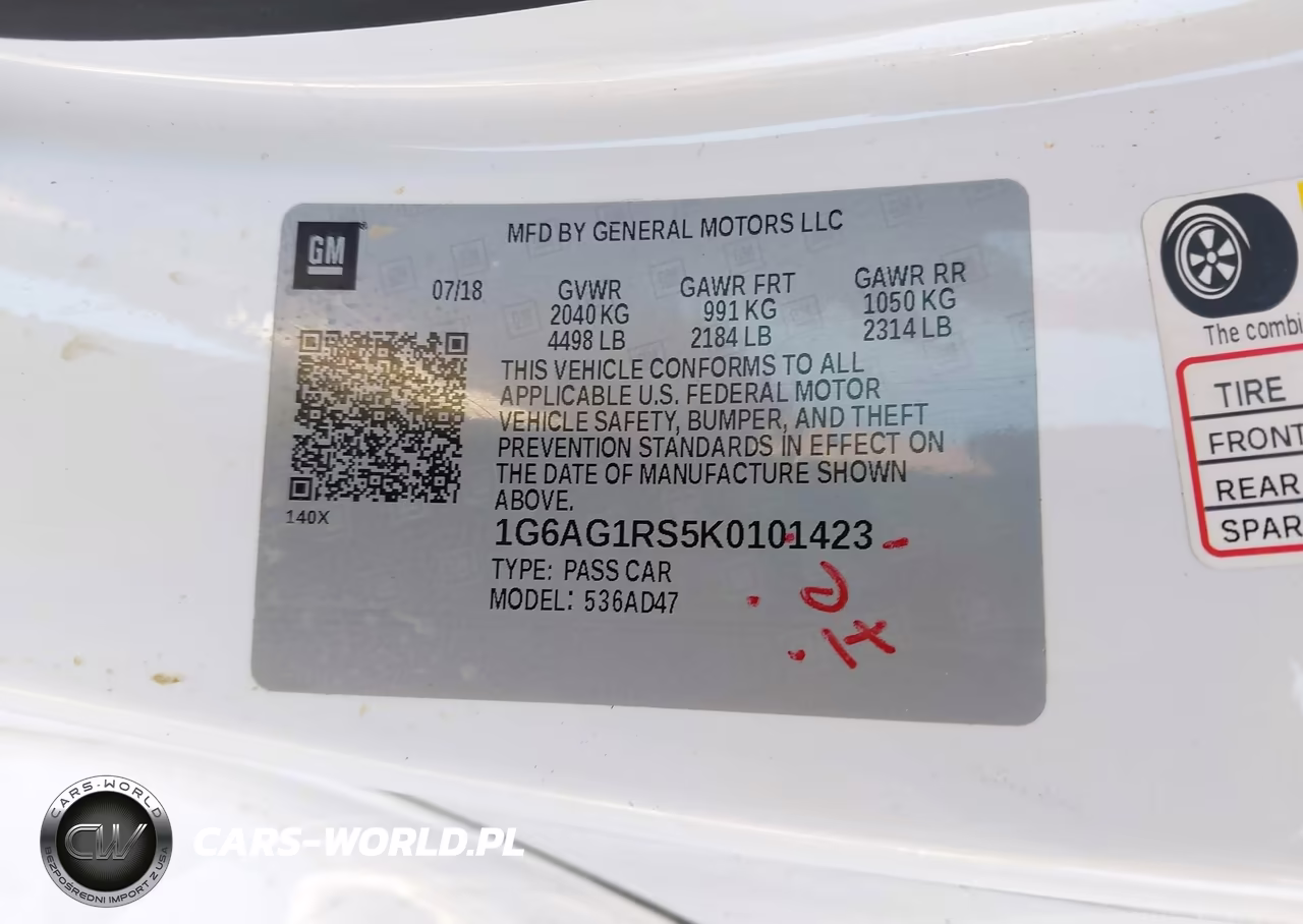 2019 Cadillac Ats Premium Luxury VIN:1G6AG1RS5K0101423 - 9