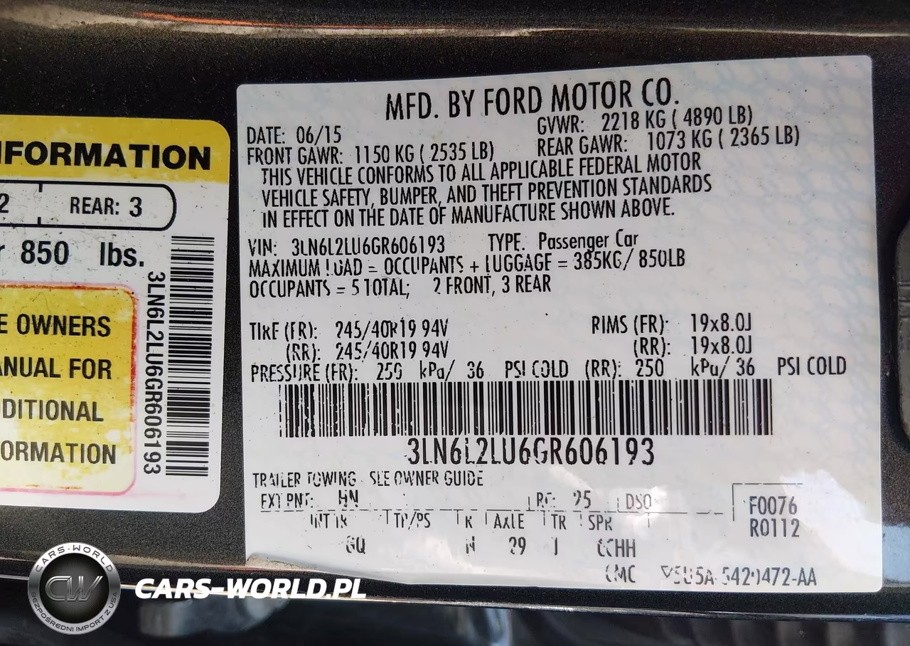 2016 Lincoln Mkz Hybrid VIN:3LN6L2LU6GR606193 - 9