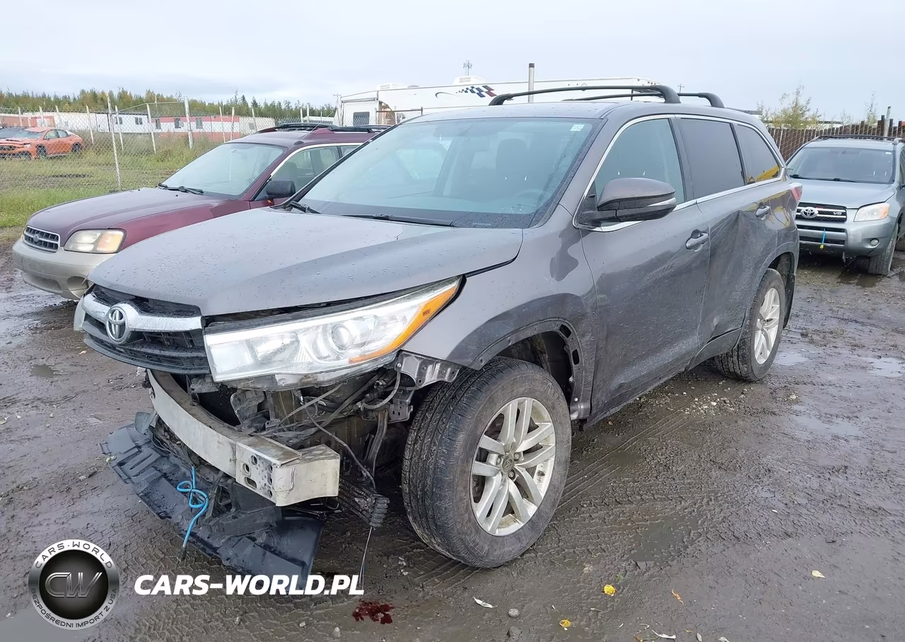 2016 Toyota Highlander Le V6 VIN:5TDBKRFH3GS351299 - 2