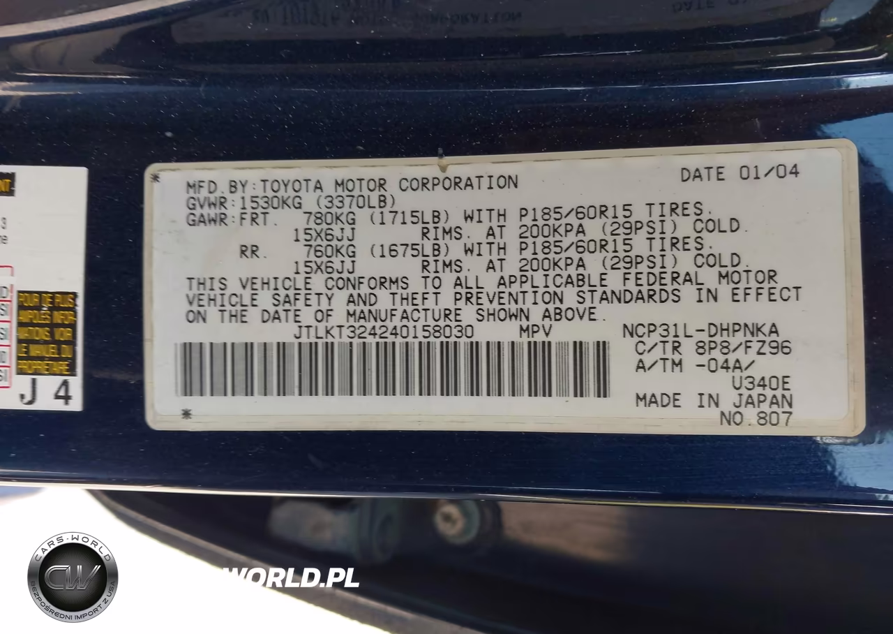 2004 Scion Xb VIN:JTLKT324240158030 - 9