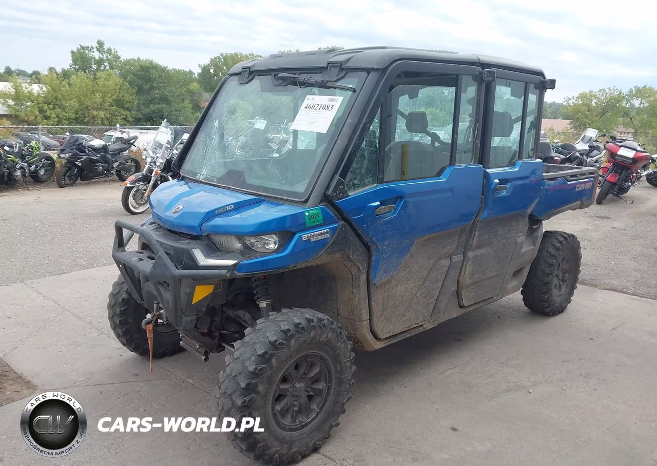 2023 Can-Am Defender Max Limited Cab Hd10 VIN:3JBUUAX20PK000993 - 2