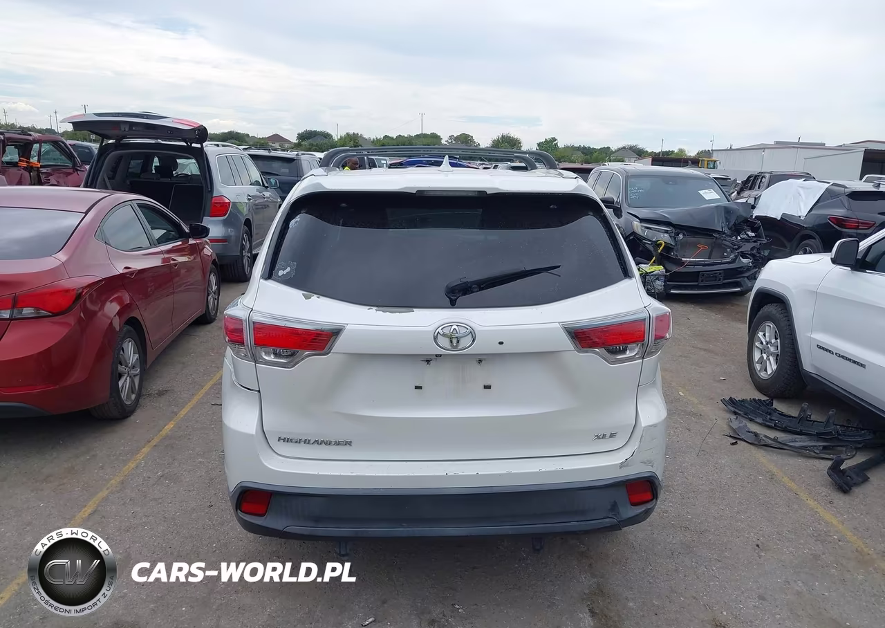 2014 Toyota Highlander Xle V6 VIN:5TDKKRFH4ES037299 - 15