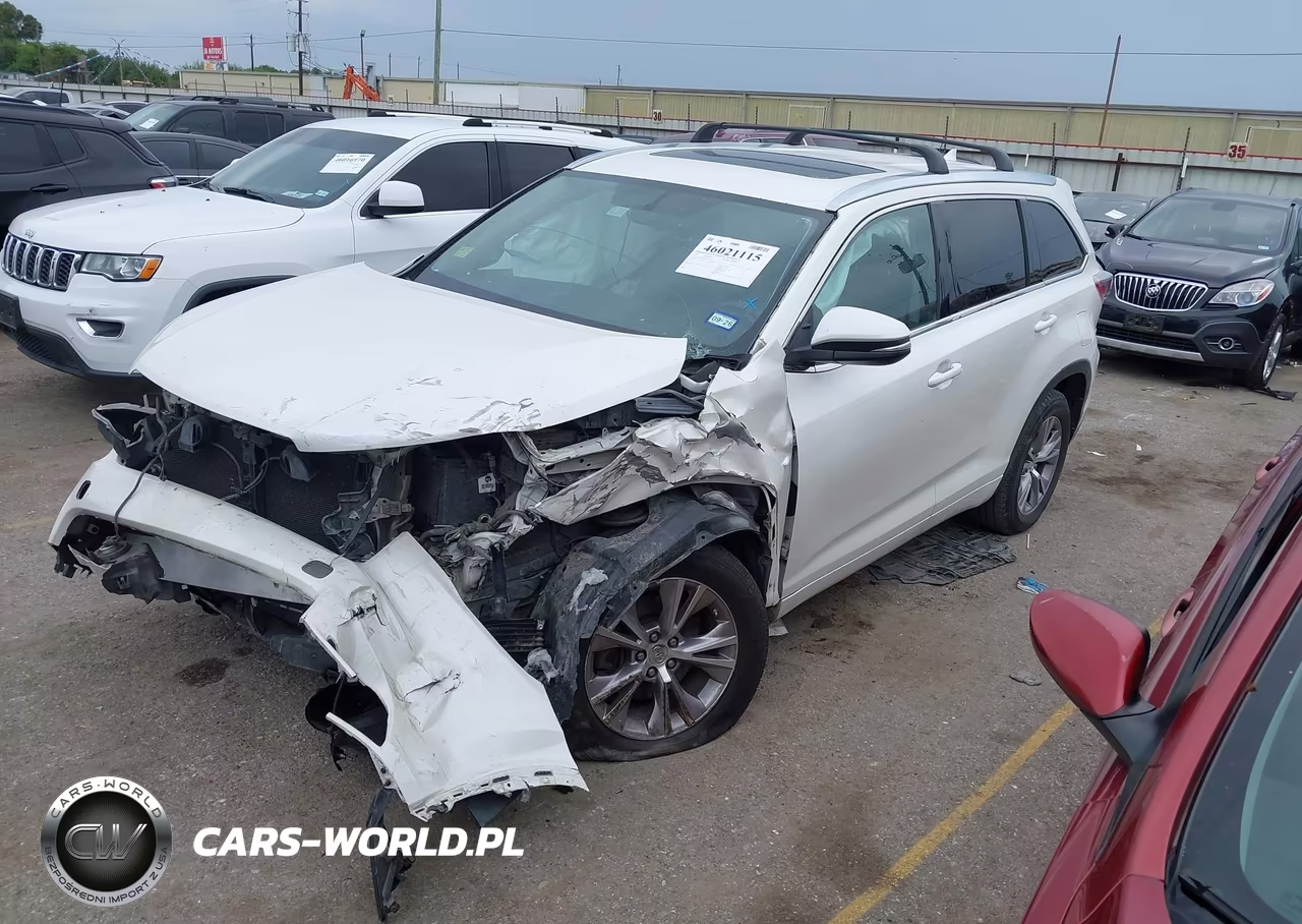 2014 Toyota Highlander Xle V6 VIN:5TDKKRFH4ES037299 - 2