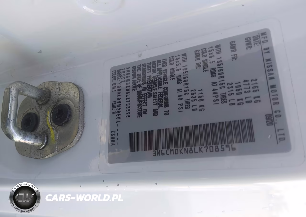 2020 Nissan Nv200 Cargo Sv Xtronic Cvt VIN:3N6CM0KN8LK708596 - 9