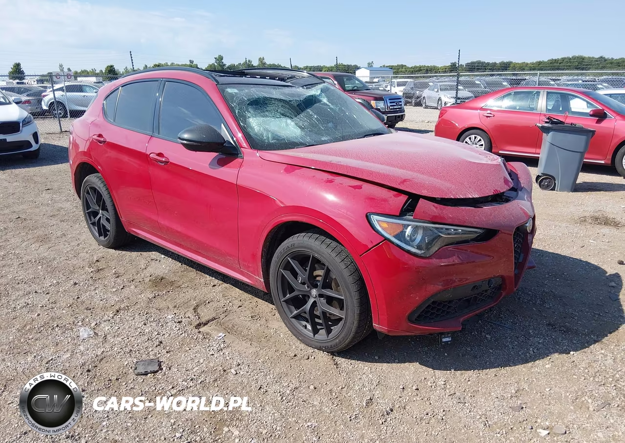 2021 Alfa Romeo Stelvio Ti Awd VIN:ZASPAKBN5M7D11475 - 1