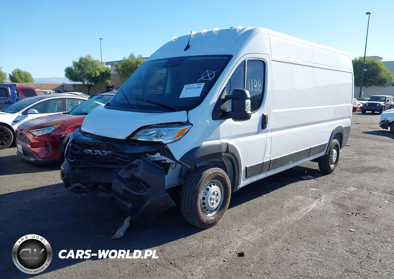 2026 Ram Promaster 2500 Tradesman High Roof 159 Wb W-Pass Seat VIN:3C6LRVDG4TE160537 - 2