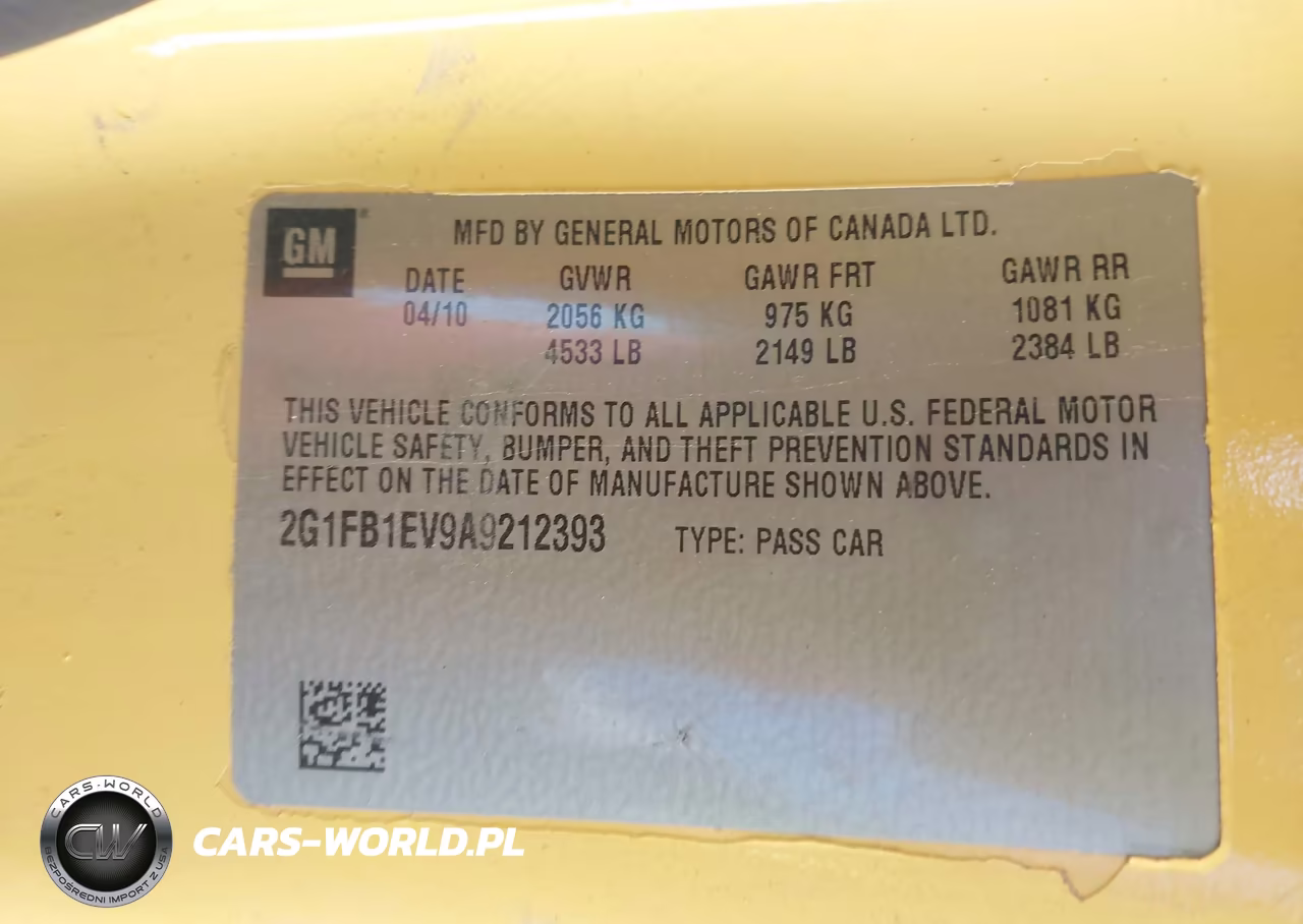 2010 Chevrolet Camaro 1Lt VIN:2G1FB1EV9A9212393 - 9