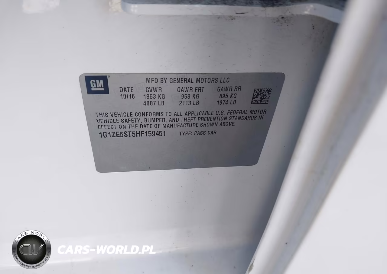 2017 Chevrolet Malibu 1Lt VIN:1G1ZE5ST5HF159451 - 9