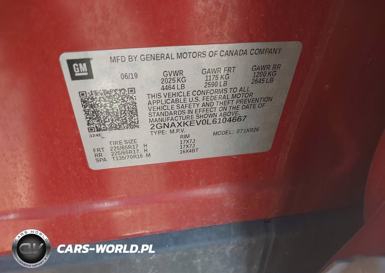 2020 Chevrolet Equinox Fwd Lt 1.5L Turbo VIN:2GNAXKEV0L6104667 - 9
