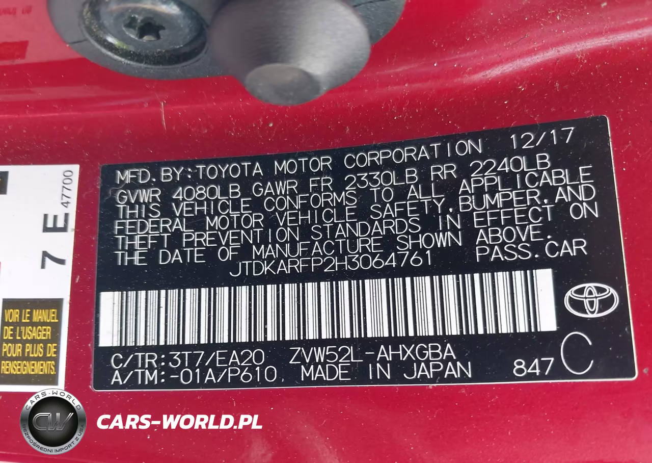 2017 Toyota Prius Prime Premium VIN:JTDKARFP2H3064761 - 9