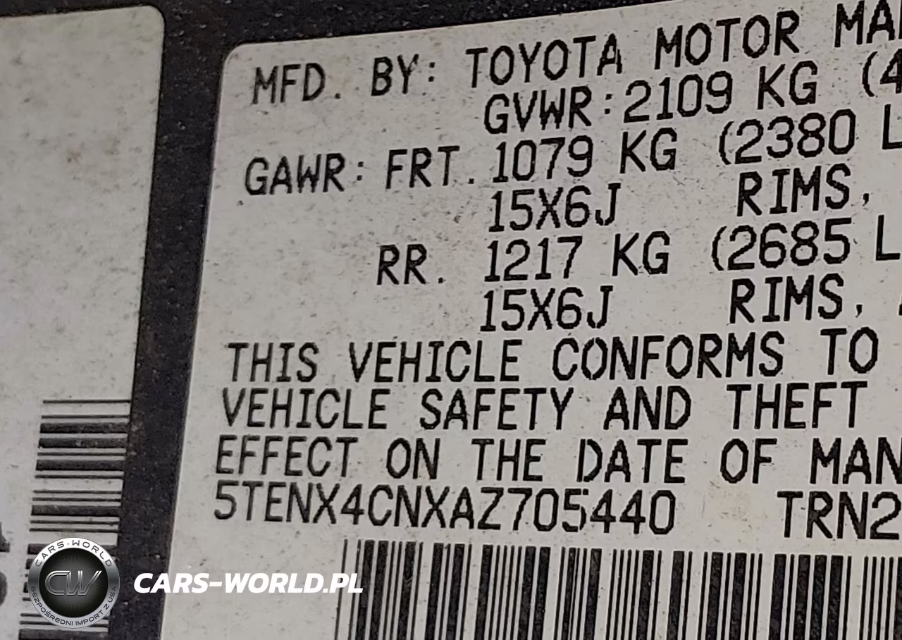 2010 Toyota Tacoma VIN:5TENX4CNXAZ705440 - 9