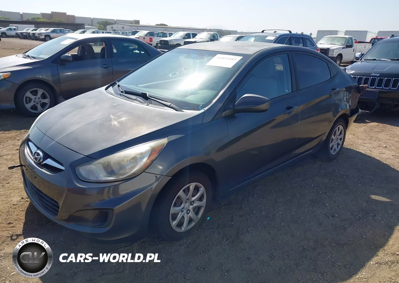 2012 Hyundai Accent Gls VIN:KMHCT4AE9CU187611 - 2