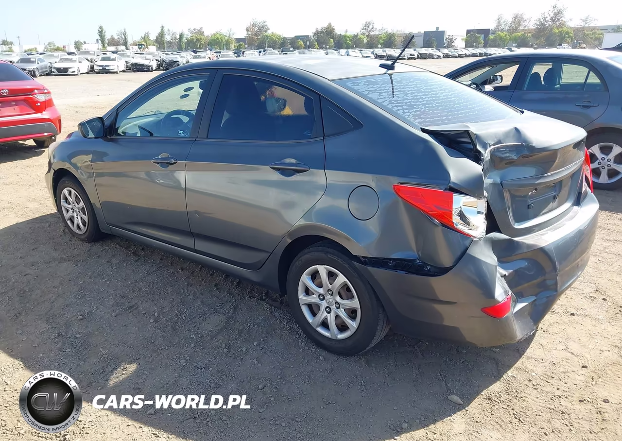 2012 Hyundai Accent Gls VIN:KMHCT4AE9CU187611 - 3