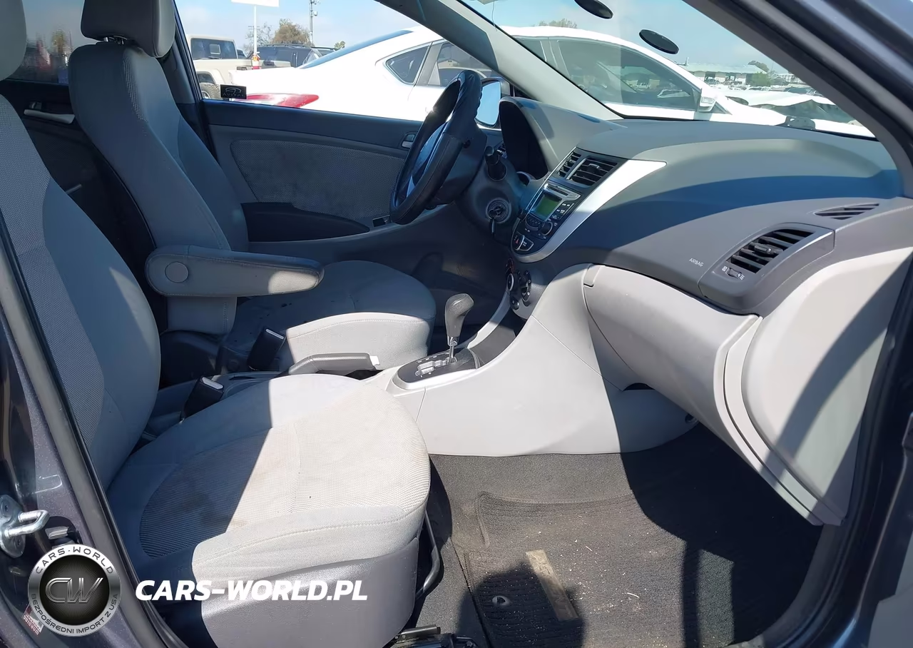 2012 Hyundai Accent Gls VIN:KMHCT4AE9CU187611 - 5