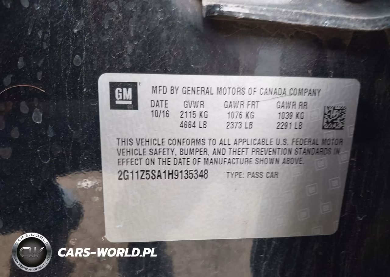 2017 Chevrolet Impala Ls VIN:2G11Z5SA1H9135348 - 9