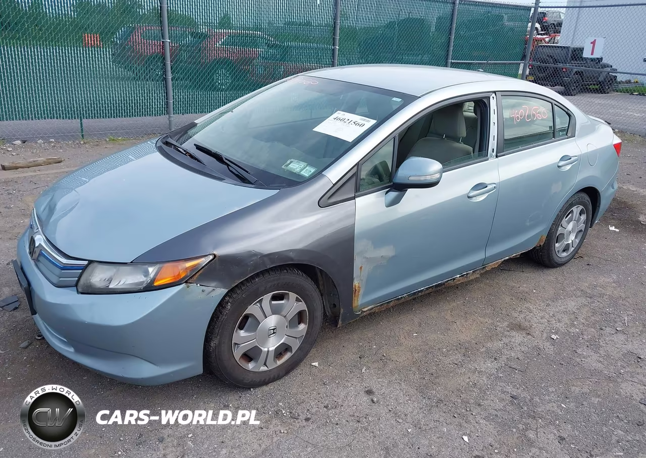 2012 Honda Civic Hybrid VIN:JHMFB4F27CS007720 - 2