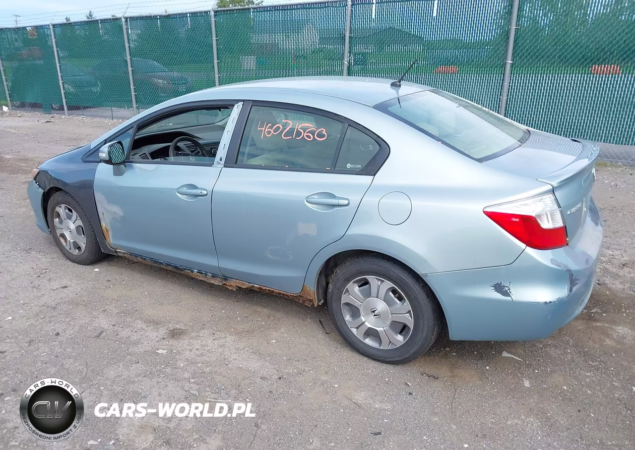 2012 Honda Civic Hybrid VIN:JHMFB4F27CS007720 - 3