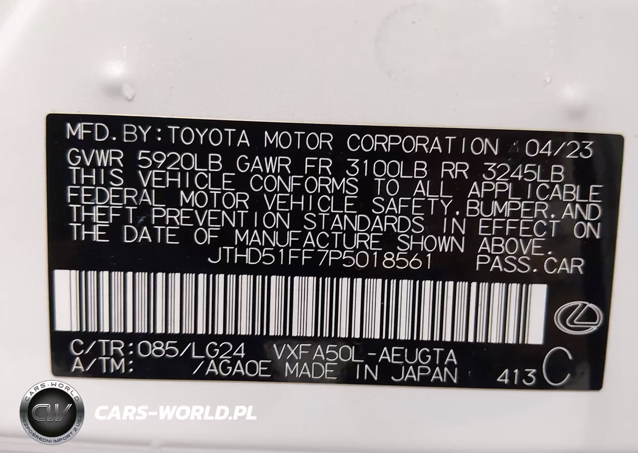 2023 Lexus Ls 500 VIN:JTHD51FF7P5018561 - 9