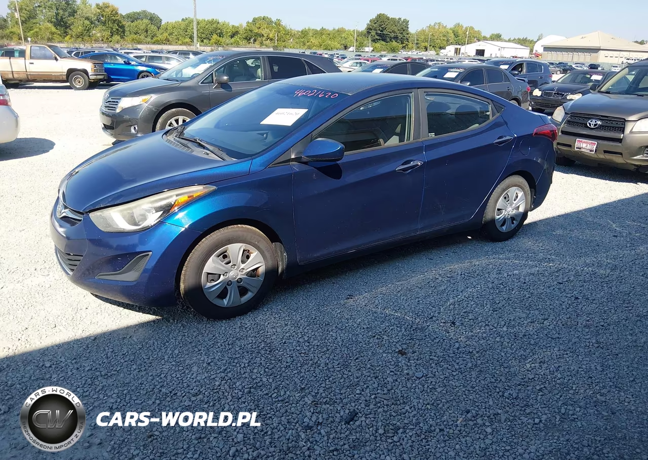 2016 Hyundai Elantra Se VIN:5NPDH4AE5GH736036 - 2