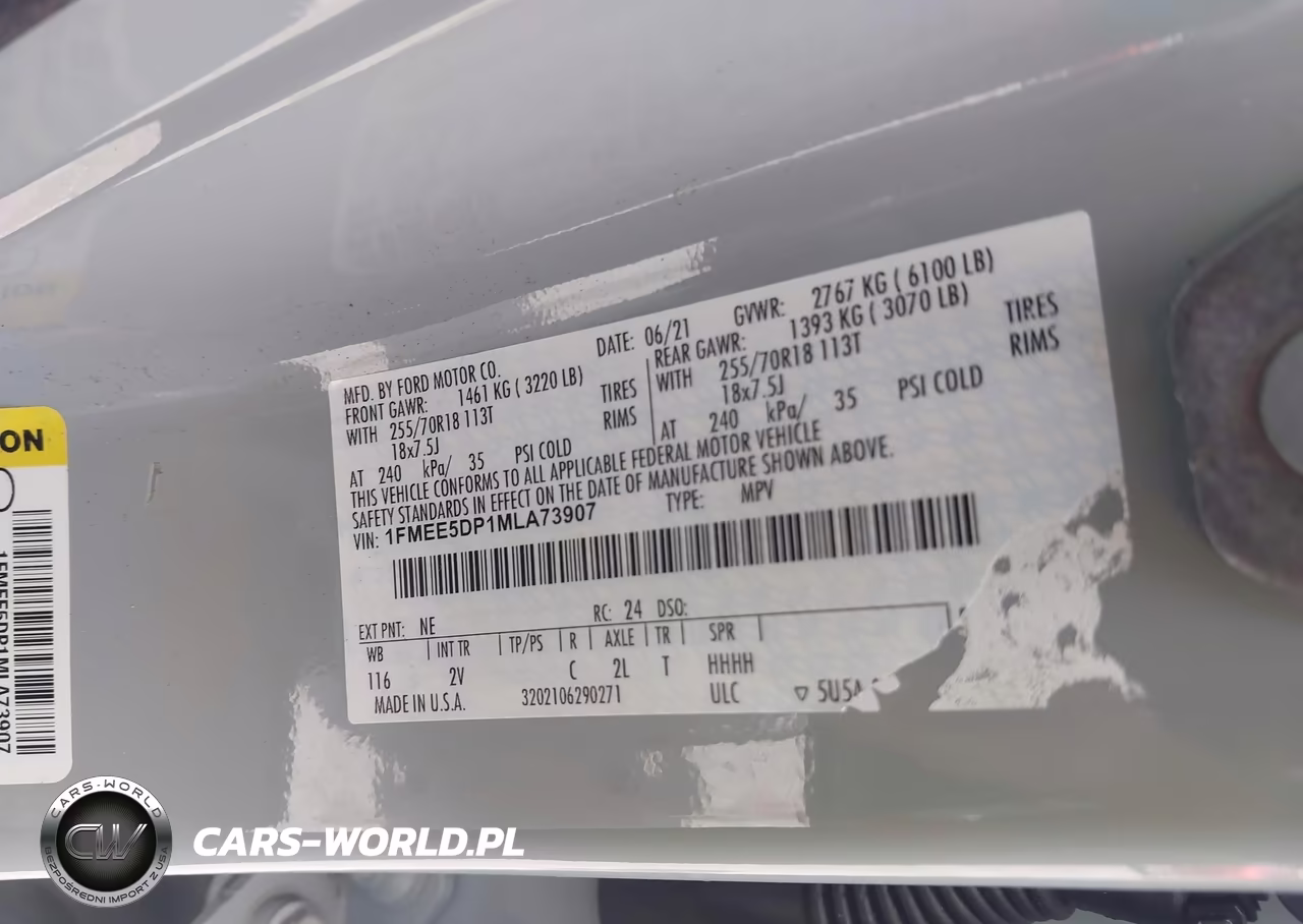 2021 Ford Bronco Outer Banks VIN:1FMEE5DP1MLA73907 - 9
