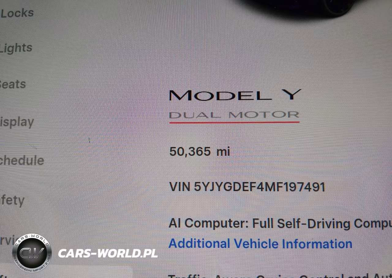 2021 Tesla Model Y Performance Dual Motor All-Wheel Drive VIN:5YJYGDEF4MF197491 - 15