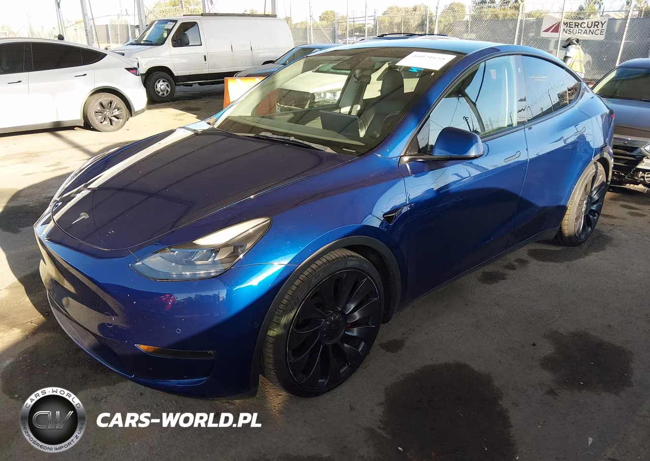 2021 Tesla Model Y Performance Dual Motor All-Wheel Drive VIN:5YJYGDEF4MF197491 - 2