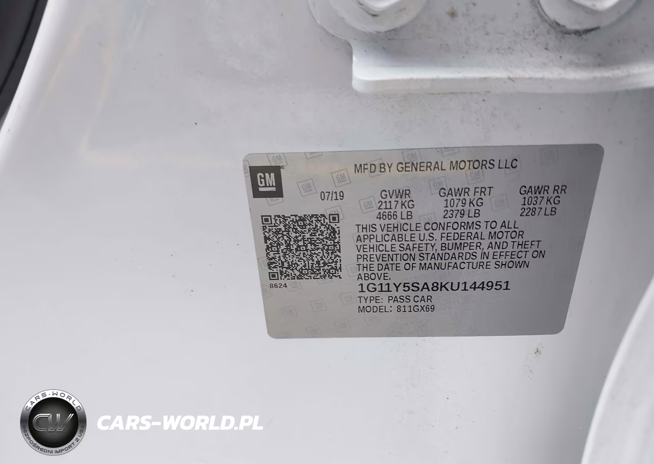 2019 Chevrolet Impala Ls VIN:1G11Y5SA8KU144951 - 9