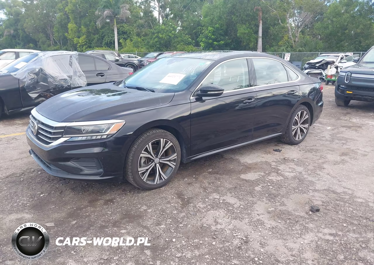 2021 Volkswagen Passat 2.0T Se VIN:1VWSA7A34MC000222 - 2