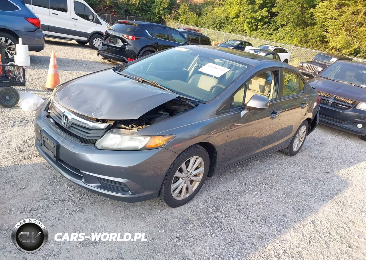 2012 Honda Civic Ex VIN:19XFB2F87CE071009 - 2