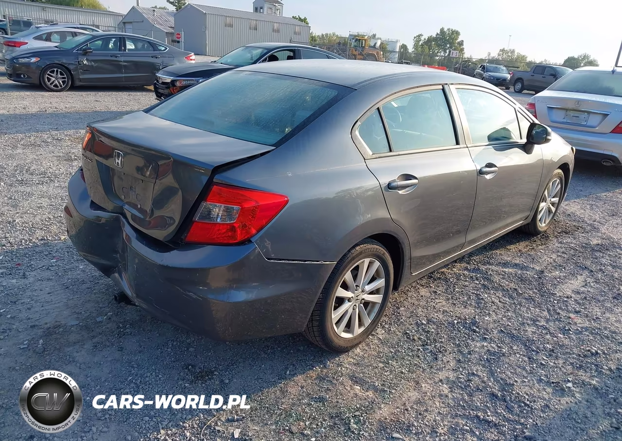 2012 Honda Civic Ex VIN:19XFB2F87CE071009 - 4
