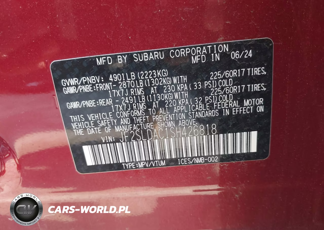 2025 Subaru Forester VIN:JF2SLDAC1SH426818 - 9