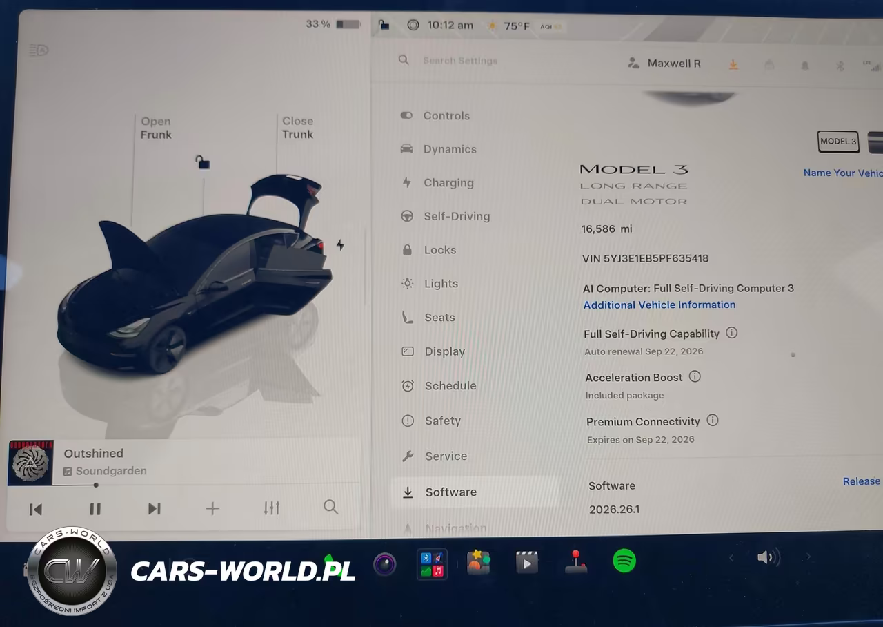 2023 Tesla Model 3 Long Range Dual Motor All-Wheel Drive VIN:5YJ3E1EB5PF635418 - 7