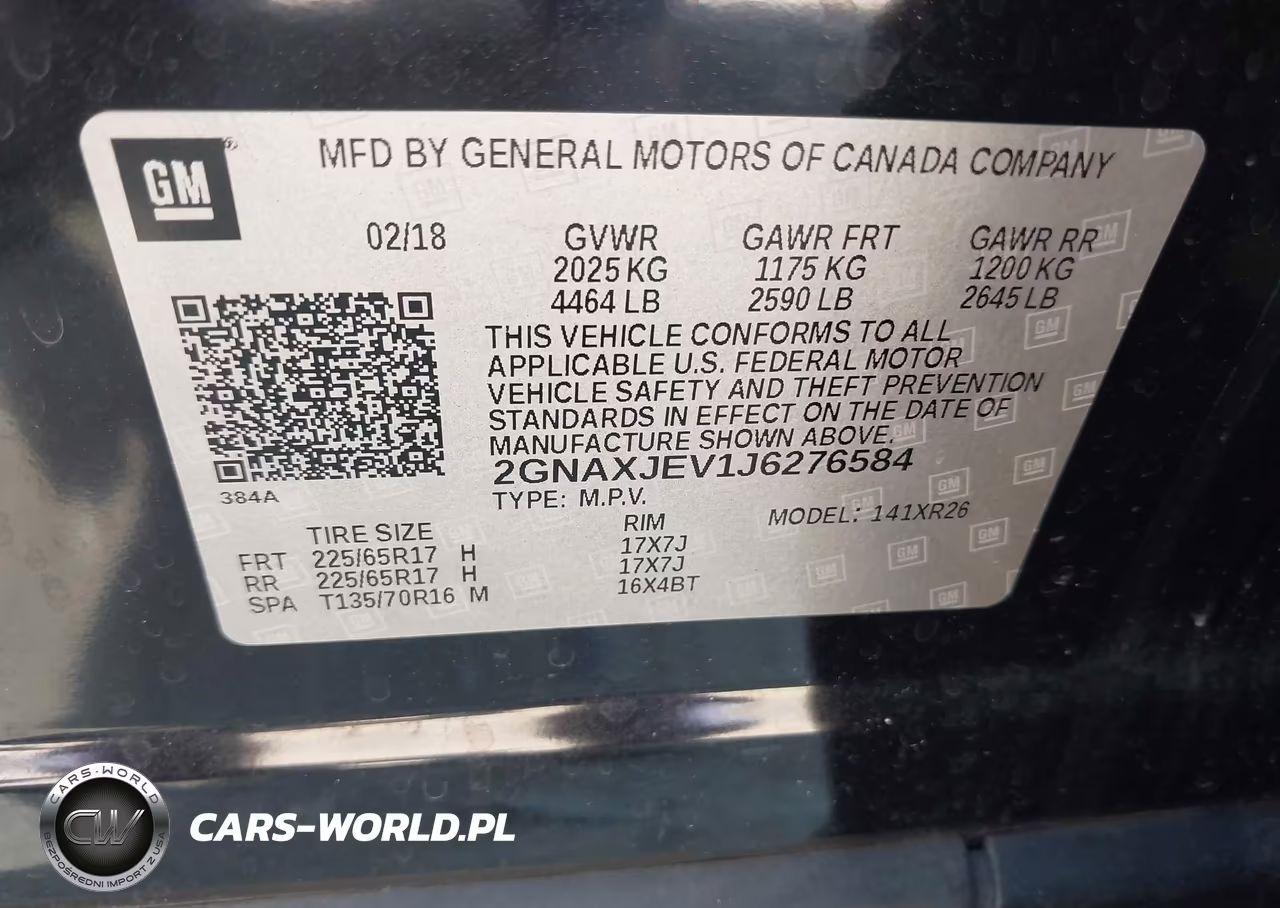 2018 Chevrolet Equinox Lt VIN:2GNAXJEV1J6276584 - 9