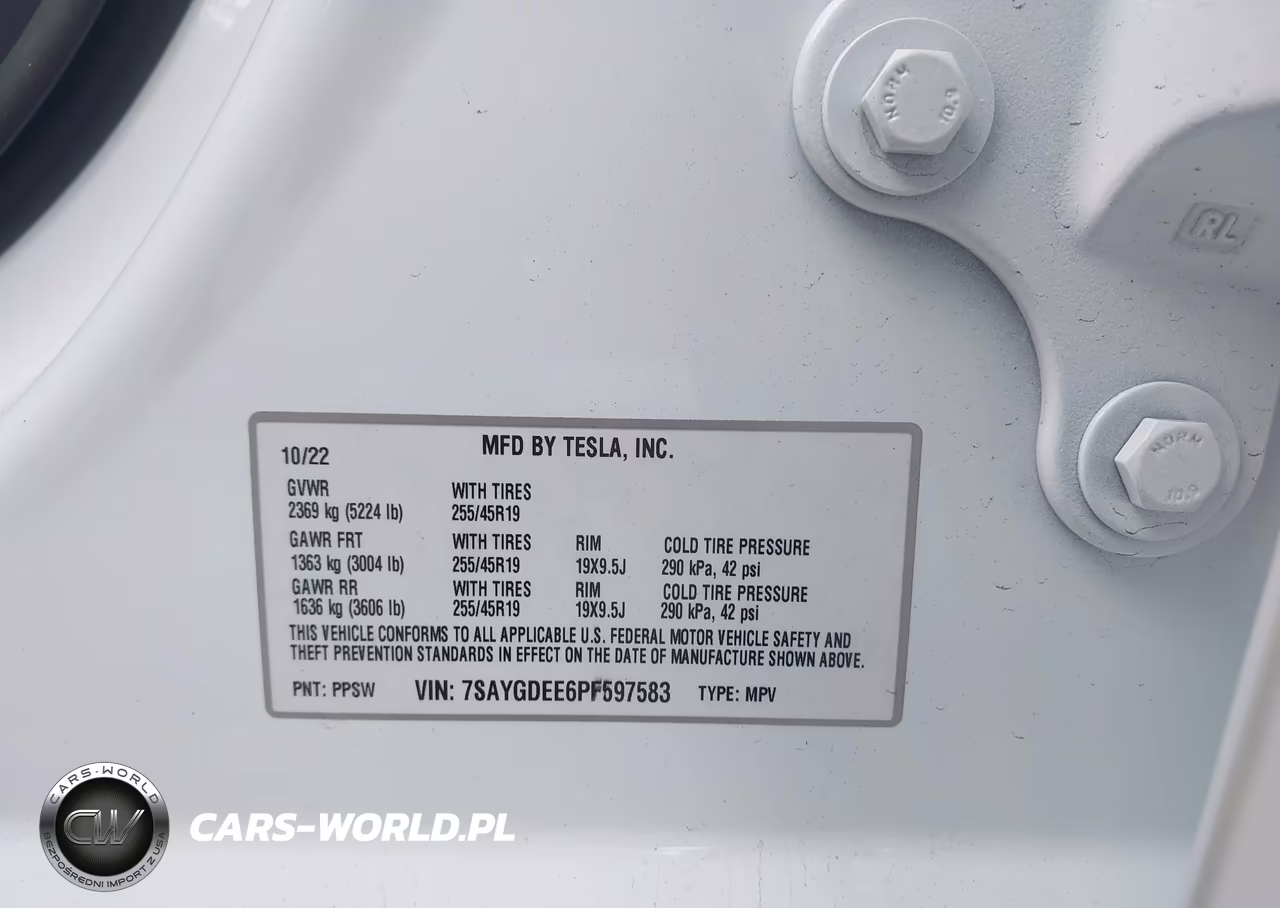 2023 Tesla Model Y Awd-Long Range Dual Motor All-Wheel Drive VIN:7SAYGDEE6PF597583 - 9