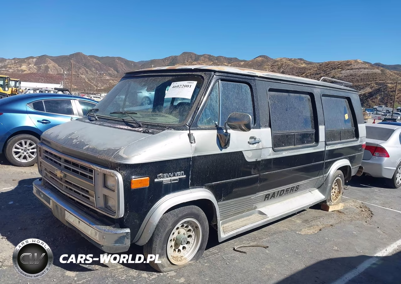 1987 Chevrolet Sportvan - Van G20 VIN:1GBEG25K7H7101177 - 2